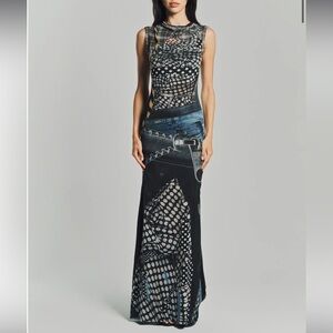 Stylish Black and Gray Women Dress